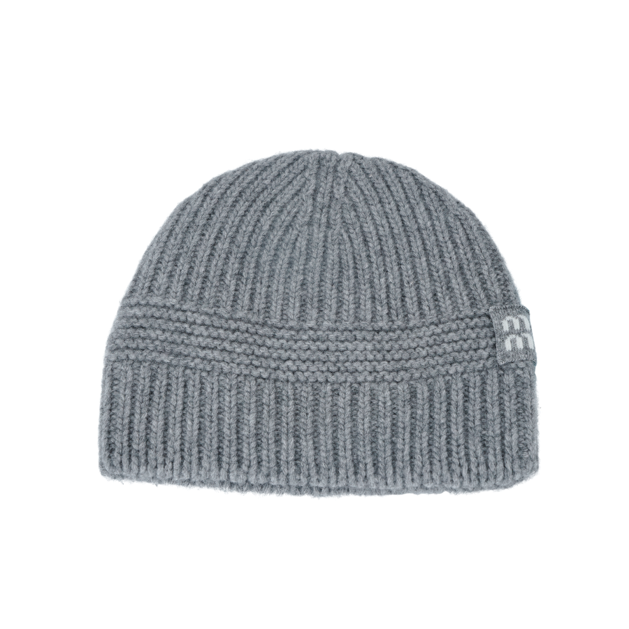 MIU MIU Logo Intarsia Knitted Beanie