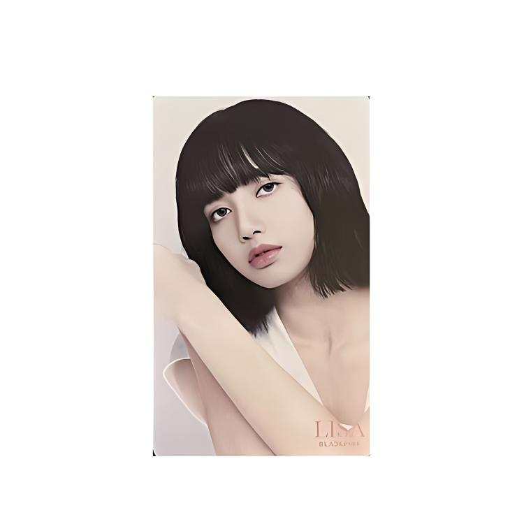 YG ENTERTAINMENT LISA BLACKPINK Global White Elsa Photocards 1 Pc