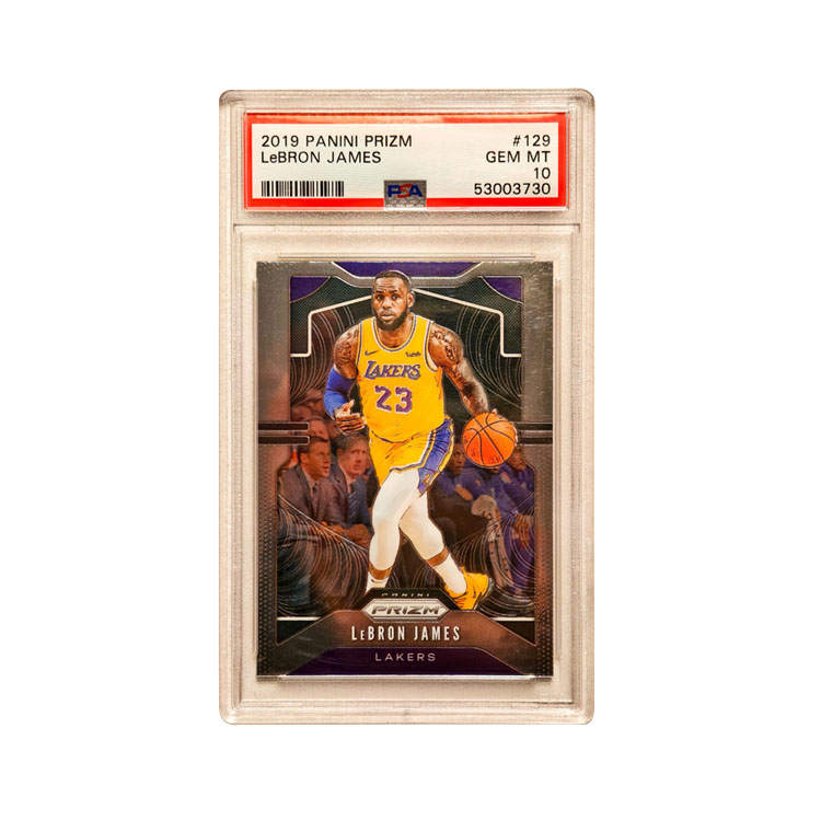 PANINI PANINI Lebron James 2019 PANINI Prizm #129 PSA Or Bgs Graded