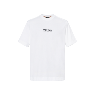 Ermenegildo Zegna Zegna Logo Printed Crewneck T Shirt