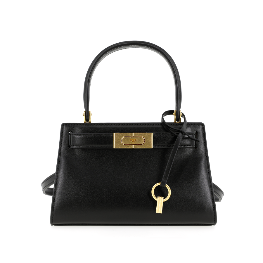 TORY BURCH Lee Radziwill Cow Leather Handbag, Shoulder Bag, Crossbody Bag Mini Women's