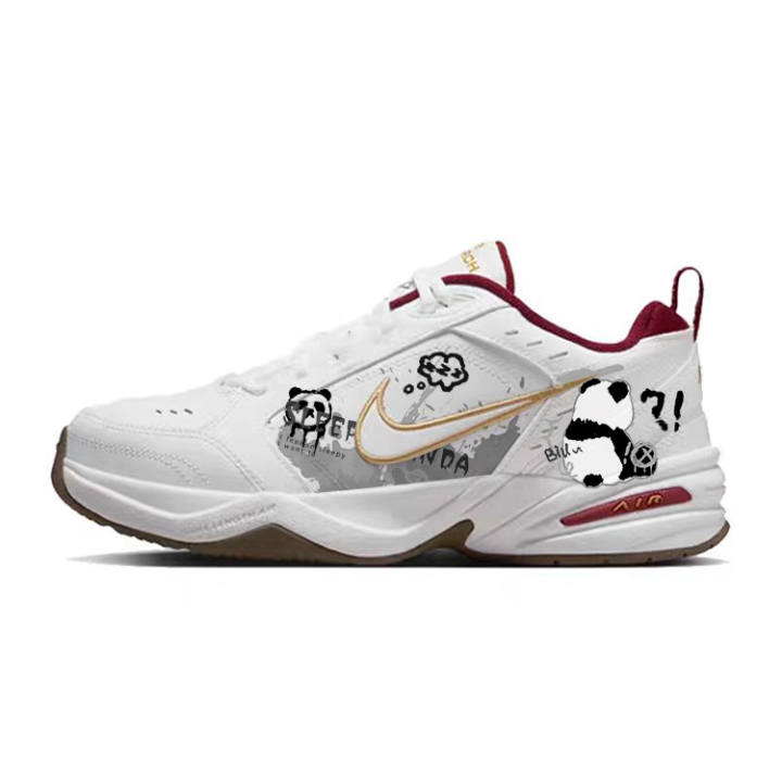 Nike Nike Air Monarch 4 Cushioning Slip Resistant Low top Casual Shoes Unisex White