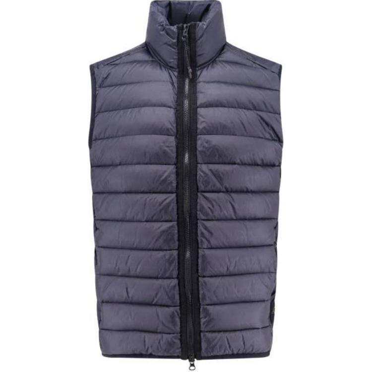 STONE ISLAND Compass Patch High Neck Padded Gilet