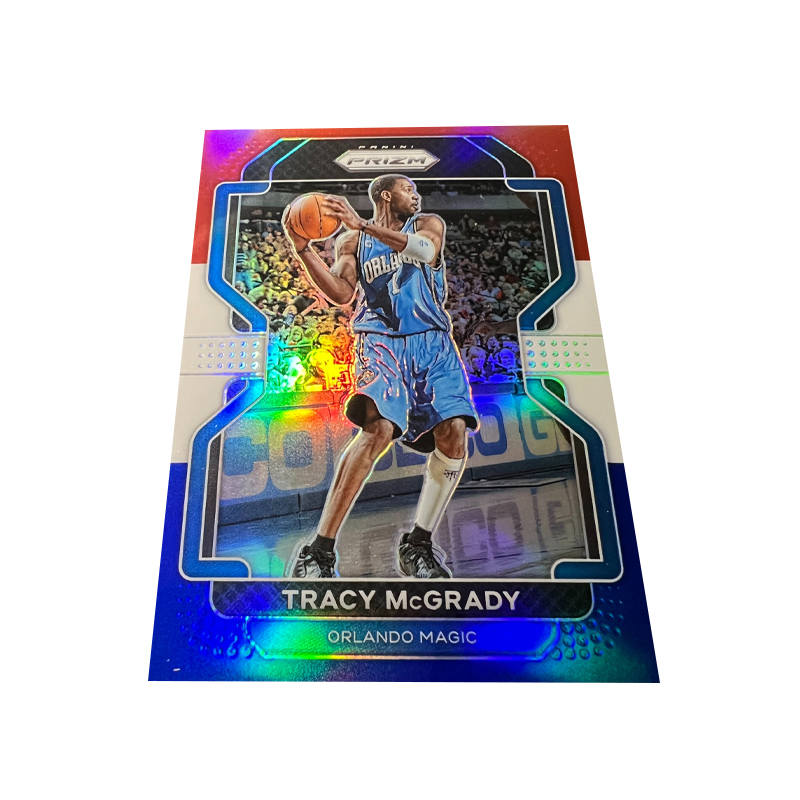 PANINI Magic Team, Tracy McGrady, Tricolor Holographic Card, High End, Star Card, Rare Card Sports Cards 1 Pc