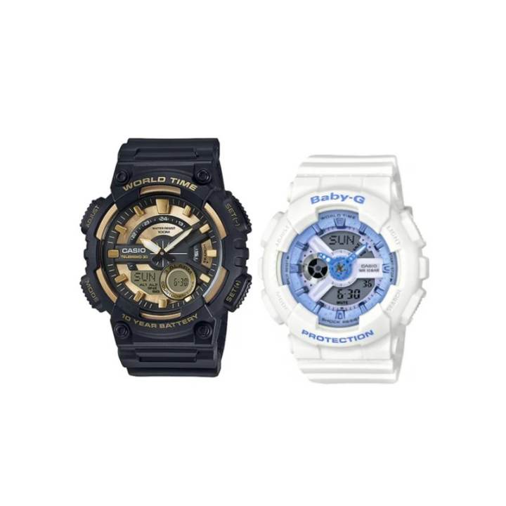 CASIO CASIO BABY G Quartz Movement Resin Strap Watch Unisex Black Dial