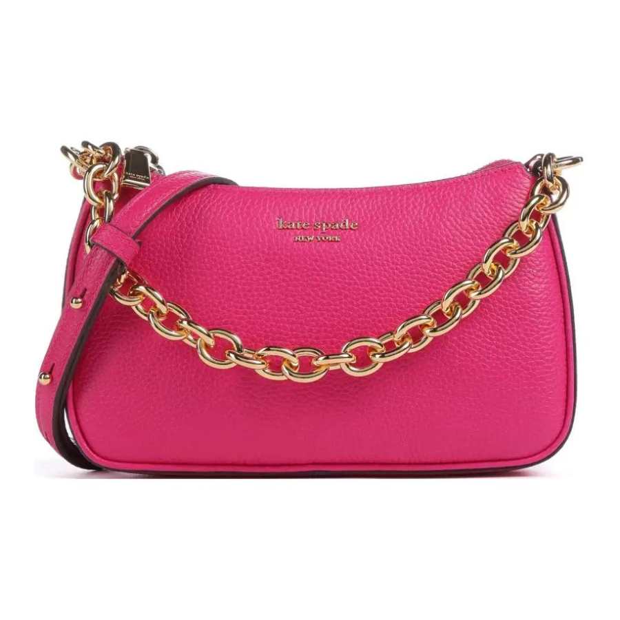 Kate Spade Grain Leather Shoulder Bag Women's Pink