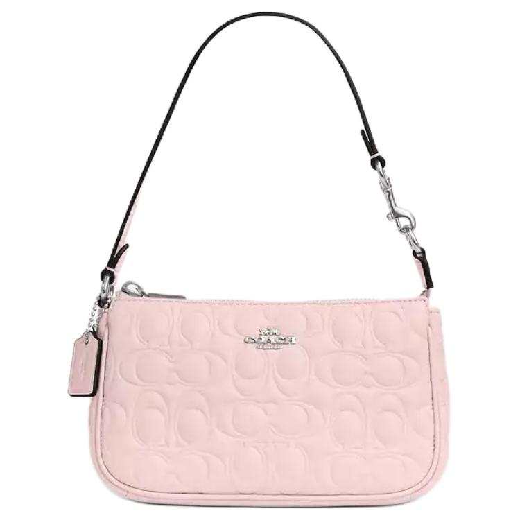 COACH Nolita Smooth Leather Shoulder Bag Small Women's Blush Color