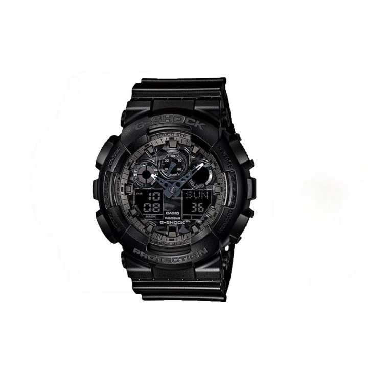 CASIO CASIO Men Liquid Crystal/Analog Dual Display Series Black Watch