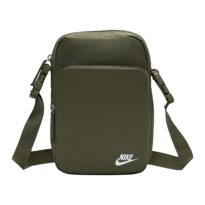 Nike Nike Heritage Nylon Shoulder Bag, Crossbody Bag Unisex Medium Olive