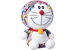 UNIQLO x Takashi Murakami Doraemon Accompanying And Soothing Dolls Plush Doll 24cm Height