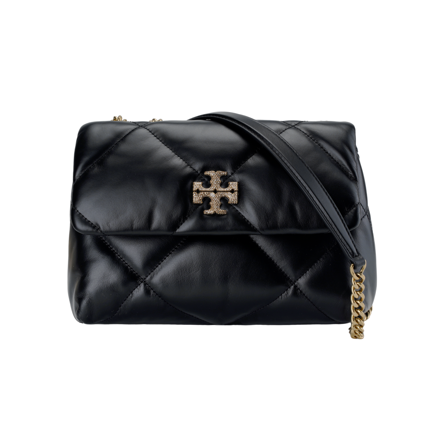 TORY BURCH Kira Nappa Leather Crossbody Bag, Shoulder Bag Small Women's Black