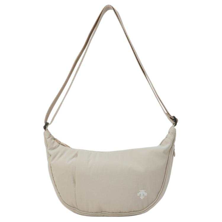 DESCENTE 4.6L Outdoor Bags Nylon Ivory White Unisex