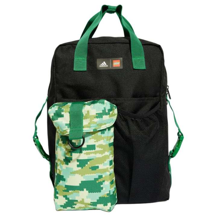 Adidas Adidas LEGO Collaboration Recycled Polyester Backpack Kids' Black & Green