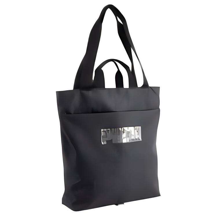 PUMA Athleisure Fabric One Shoulder Handbag Regular Unisex Black & Metallic