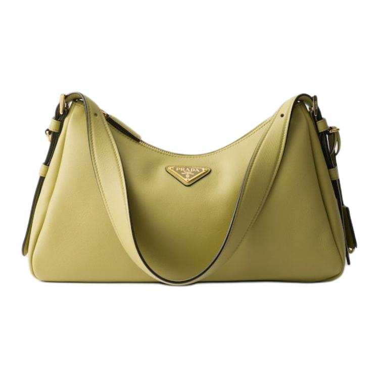 PRADA PRADA Leather Handbag, Shoulder Bag Medium Women's Pistachios