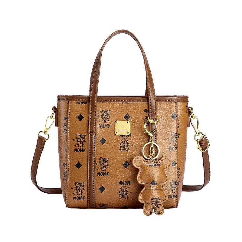 NOMK Pu Crossbody Bag Women's Black/Brown/Pink/Ecru