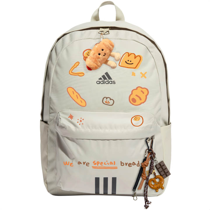 Adidas Adidas Fabric Backpack Regular Unisex Light Gray & Black