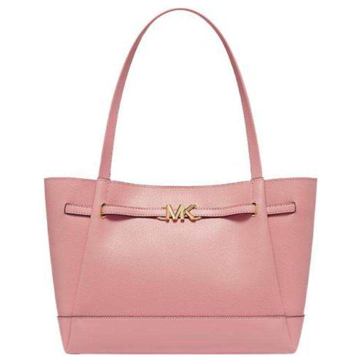 MICHAEL KORS Cow Leather Tote Bag, Shopping Bag, Handbag, Shoulder Bag Large Women's Pink