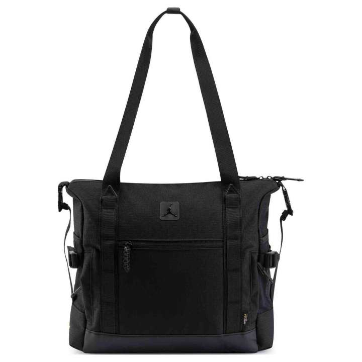 Jordan Jordan Polyester Tote Bag, Shopping Bag, Handbag, Shoulder Bag Unisex Black