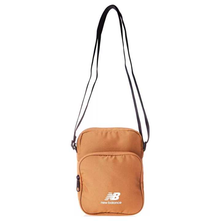 New Balance New Balance Polyester Crossbody Bag, Shoulder Bag Regular Unisex Brown