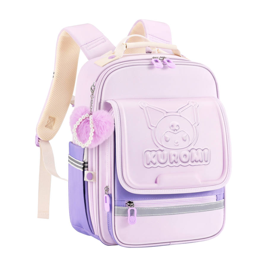Sanrio Artificial Leather Polyester Student Bag Kids' Taro Purple Pink