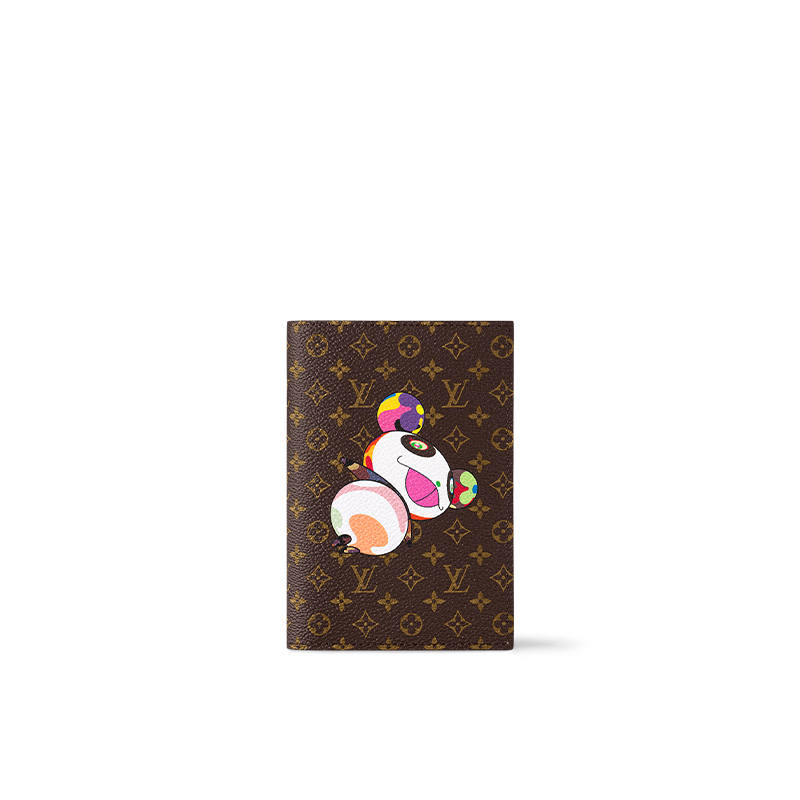 LOUIS VUITTON X Takashi Murakami Passport Cover Monogram