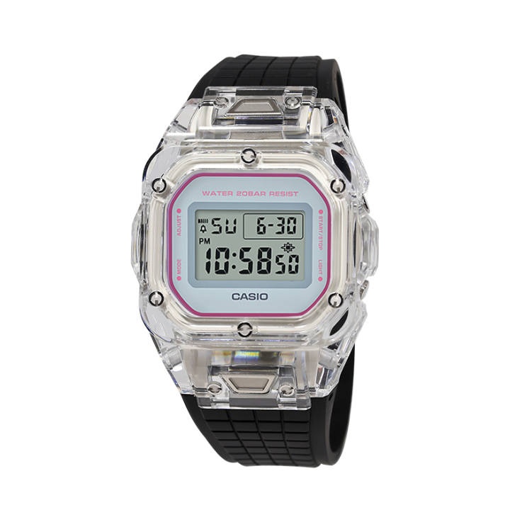 CASIO CASIO Custom Collection DW 5600SC 4 Electronic Movement Rubber Strap Watch Unisex Gray Dial