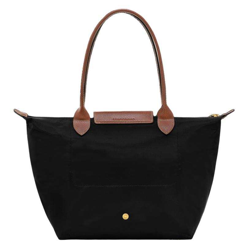 LONGCHAMP LONGCHAMP Polyamide Tote Handbag, Shoulder Bag Medium Women's Black