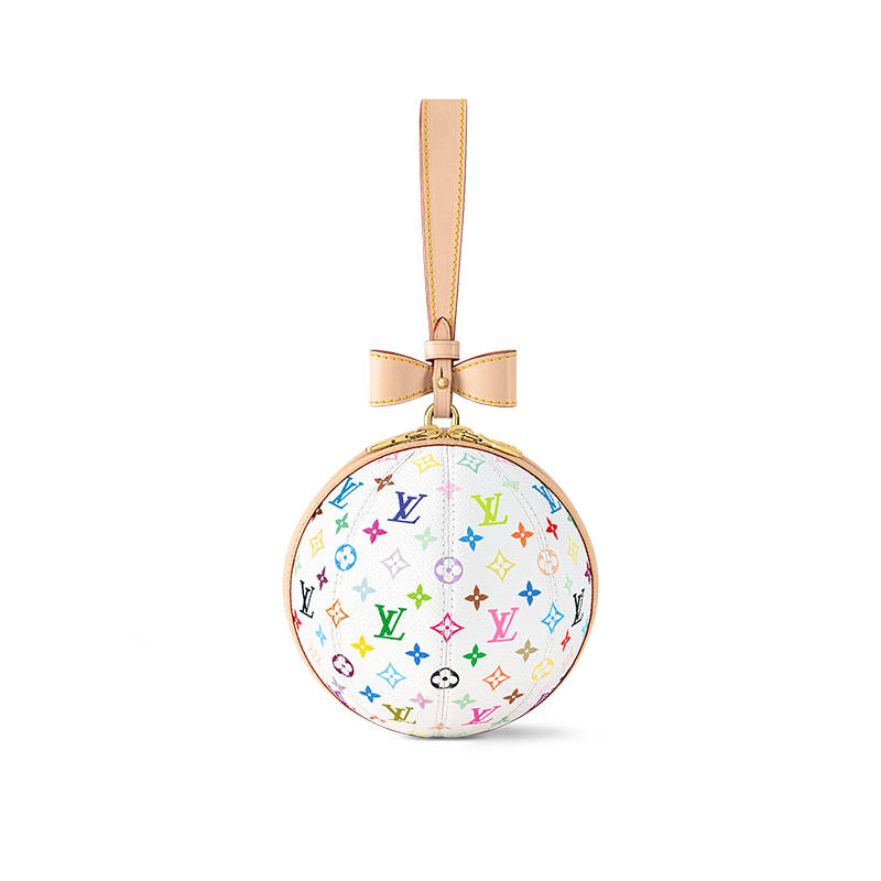 Louis Vuitton x Takashi Murakami Koro Koro "White" clutch bag