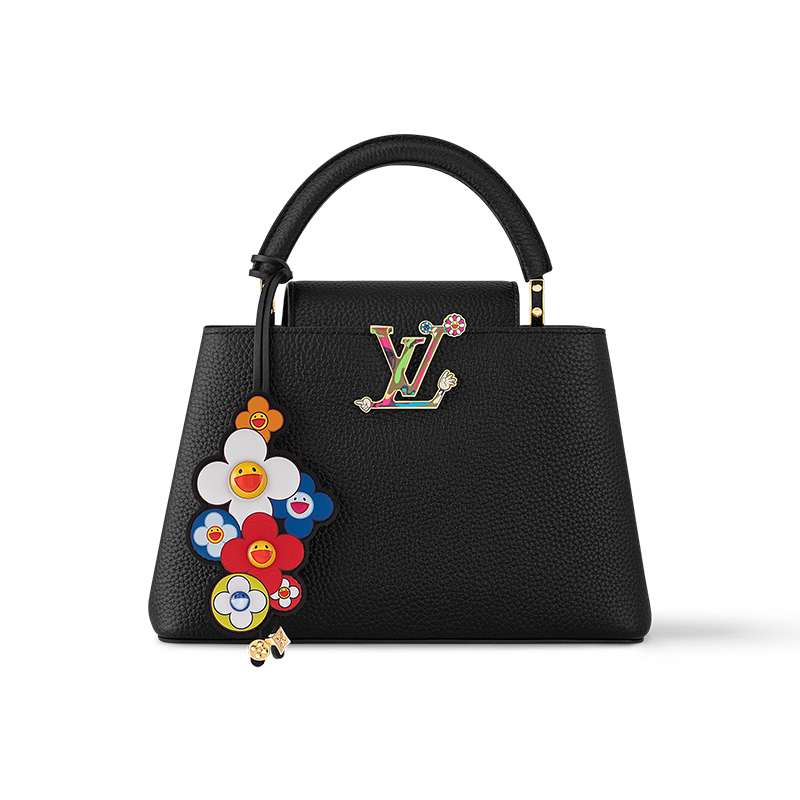 LOUIS VUITTON X Takashi Murakami Capucines Bb Black