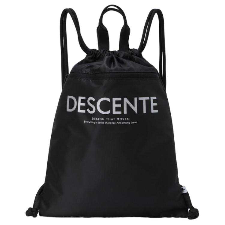 DESCENTE DESCENTE Backpack Outdoor Bag Polyester Black Unisex