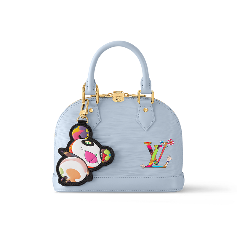 LOUIS VUITTON X Takashi Murakami Alma Bb Washed Blue