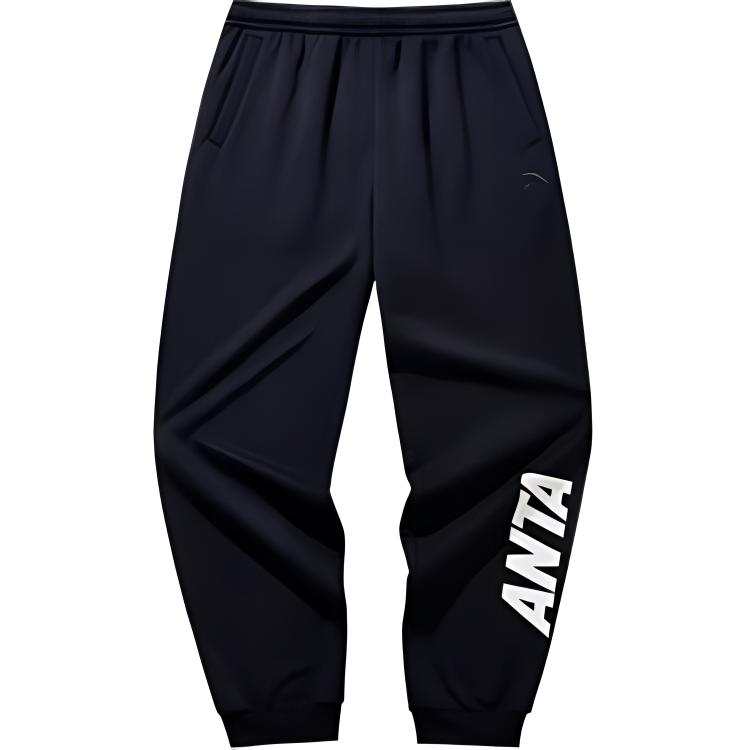 ANTA Anta Life Collection Knitted Sweatpants Men's Basic Black