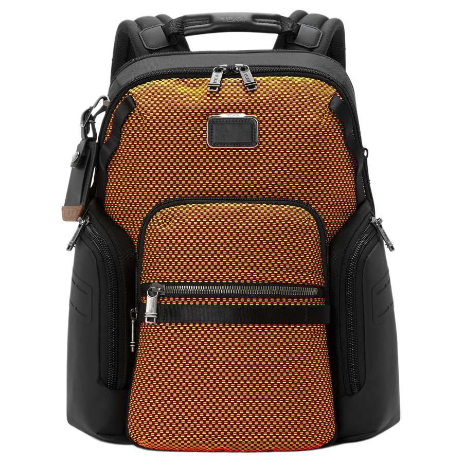 TUMI TUMI Fabric Backpack Regular Men's Red & Lime