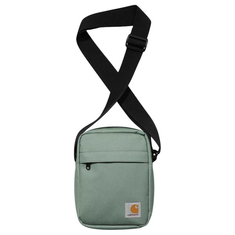 Carhartt WIP Jake Polyester Crossbody Bag, Shoulder Bag Unisex Silver Pine Green