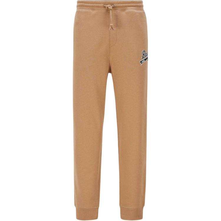 HUGO BOSS Knitted Sweatpants Men's Khaki
