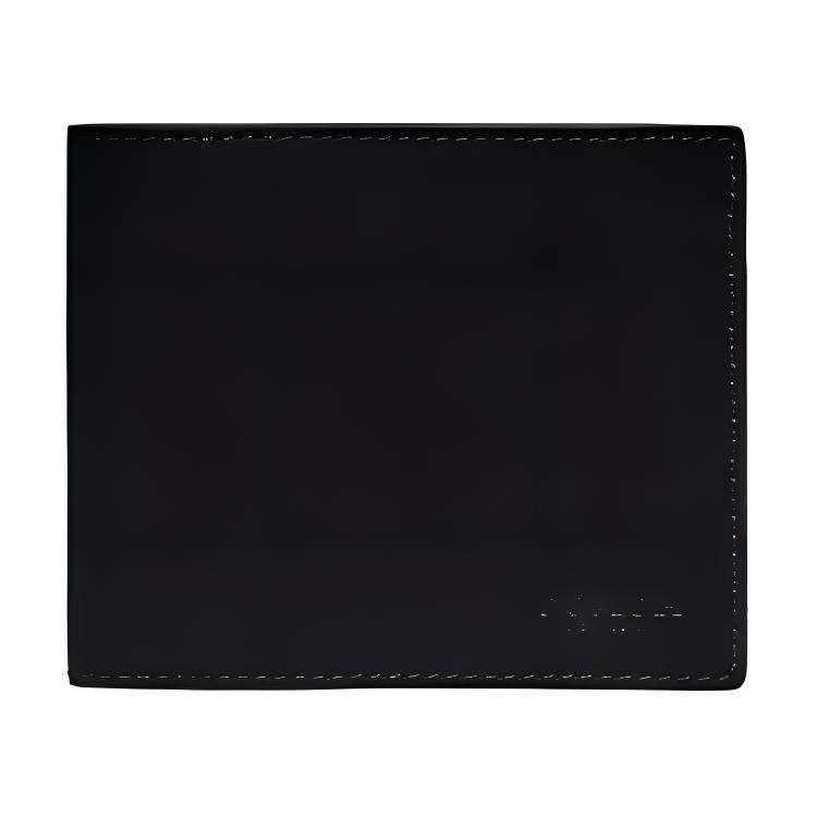COACH 3 IN 1 Wallet Refined Calfskin Leather 3 in 1 Card Holder, Wallet Men's Black