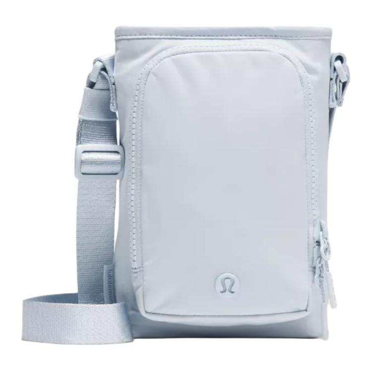 Lululemon Water Bottle Recycled Nylon Shoulder Bag, Crossbody Bag Women's Starch Blue