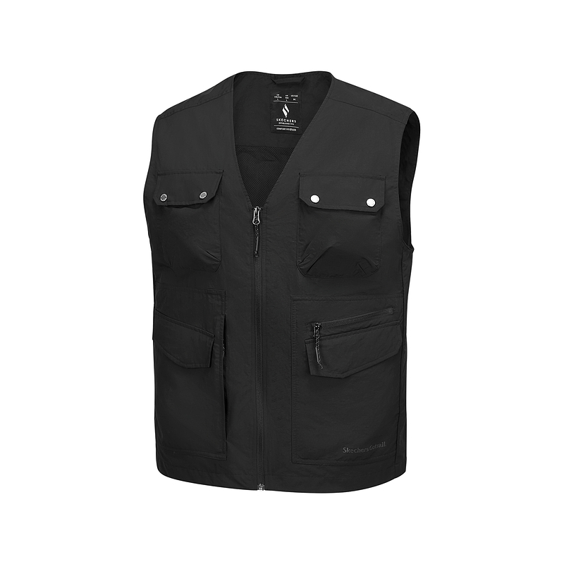 Skechers Vest Men's Carbon Black