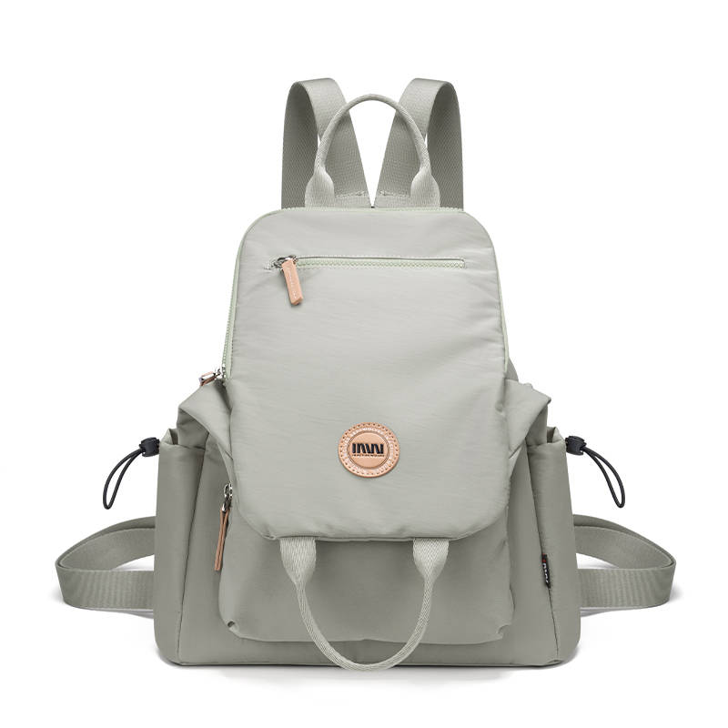 SEPTWOLVES SEPTWOLVES Fabric Backpack Medium Women's Gray Green