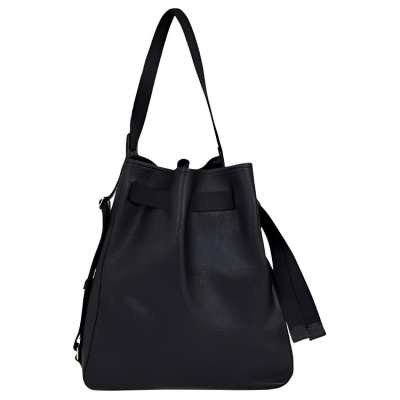 Ecco Cow Leather Bucket Bags Crossbody Bag, Shoulder Bag Large Women's Black