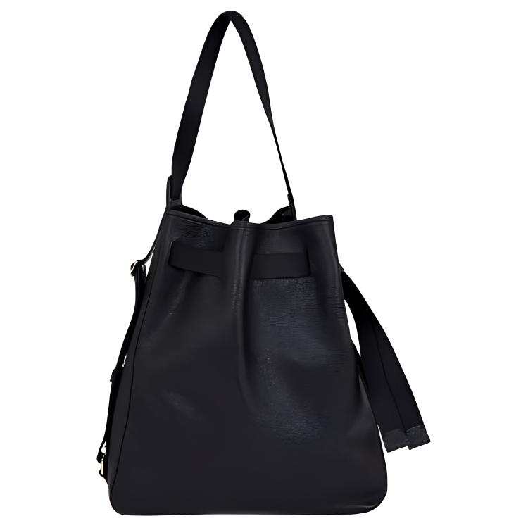 Ecco Cow Leather Bucket Bags Crossbody Bag, Shoulder Bag Large Women's Black