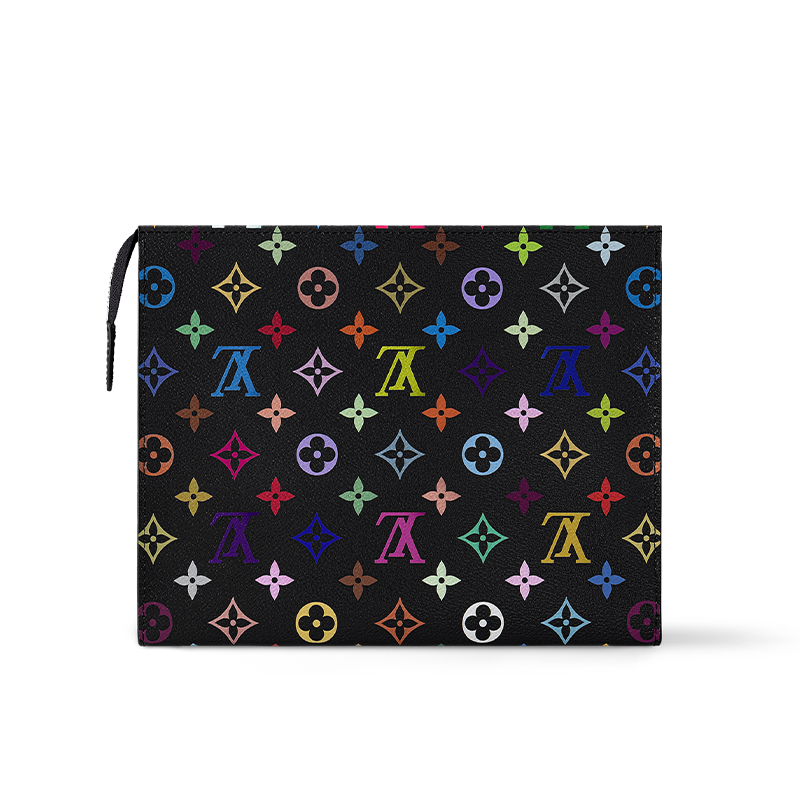 LOUIS VUITTON X Takashi Murakami Toiletry Pouch Black Multicolored