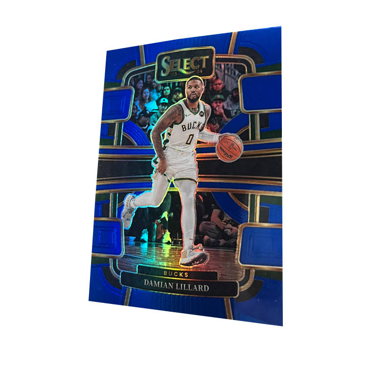 PANINI 2023 24 Basketball NBA Bucks, Lillard, Lillard, Electric Blue, Best Refringence, Star Cards, Rare Cards