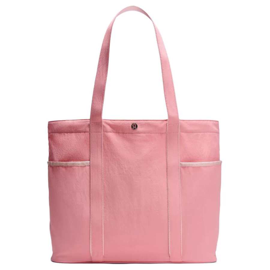 Lululemon Recycled Nylon Tote Bag, Shopping Bag, Shoulder Bag Women's Pink