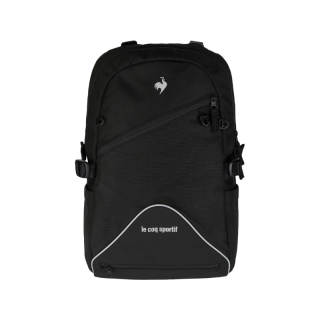 Le Coq Sportif 19L Outdoor Bags Fabric Shimmering Black Coconut Shell Brown Unisex