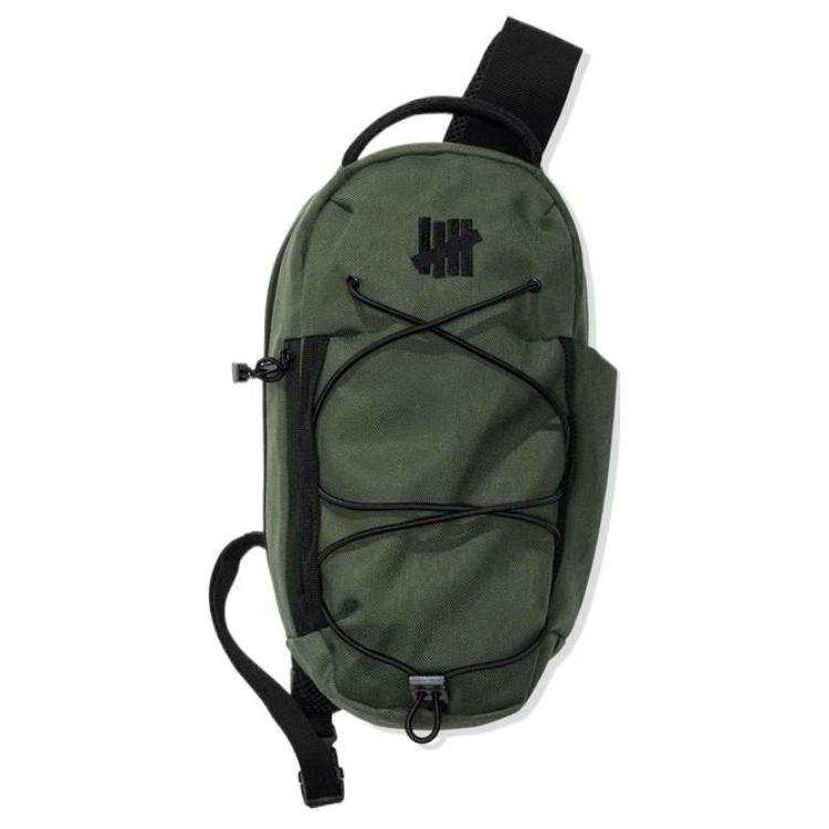 UNDEFEATED Canvas Bag, Shoulder Bag, Crossbody Bag, Sling Bag Mini Unisex Green