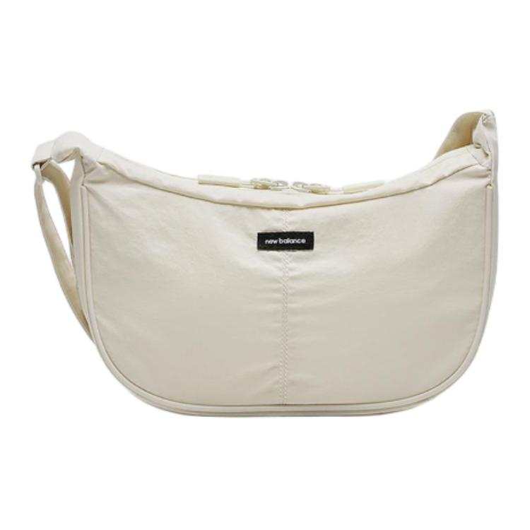 New Balance New Balance Nylon Hobo Bag, Shoulder Bag, Crossbody Bag Small Unisex Cream