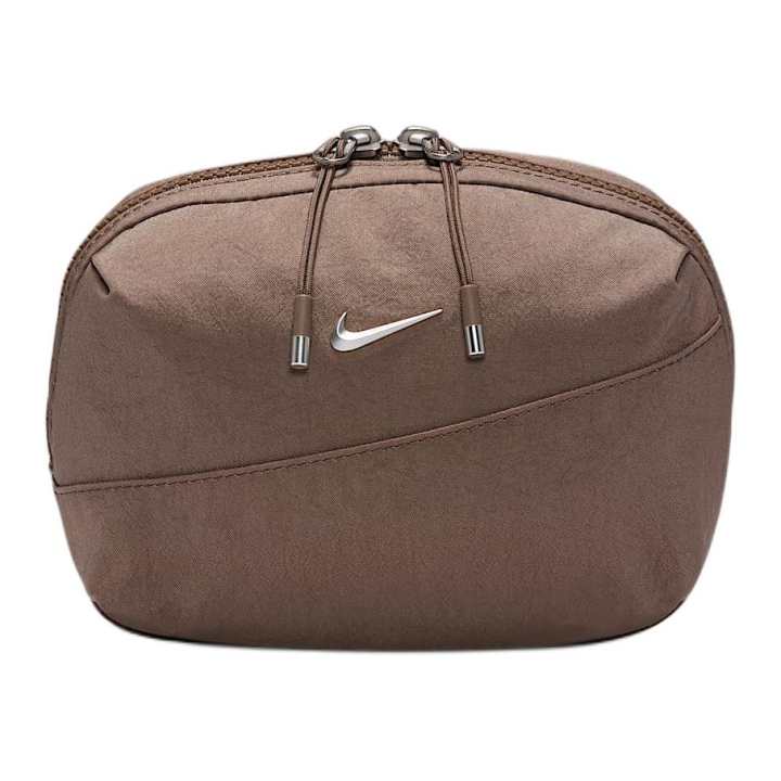 Nike Nike Aura Nylon Fanny Pack Regular Unisex Mink Brown & Matte Silver