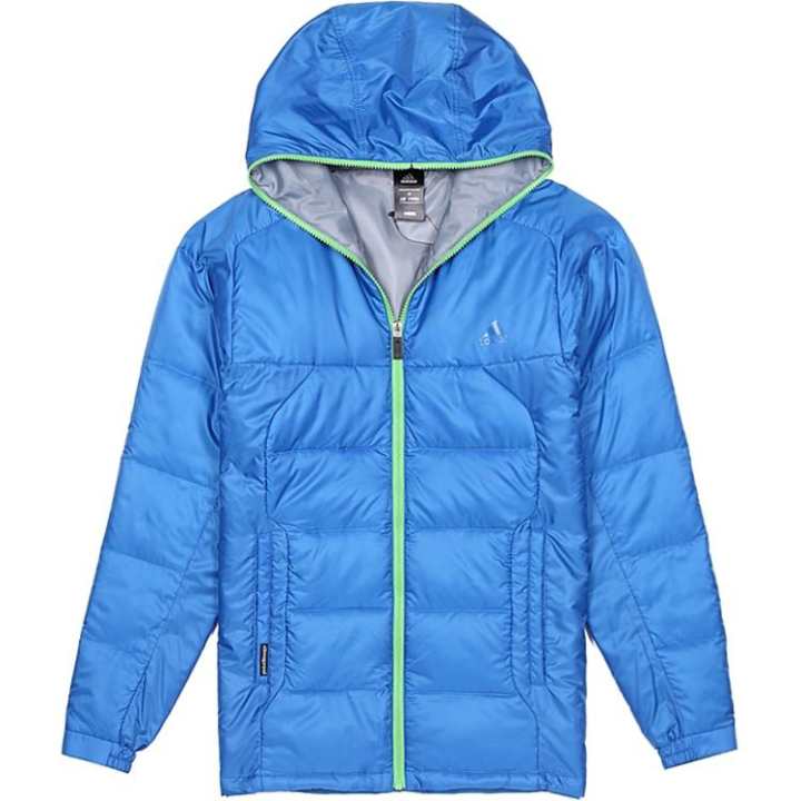 Adidas Adidas Down Jackets Men's Blue Hooded Moderate